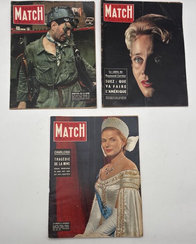 Lot paris match 1956 - match,
