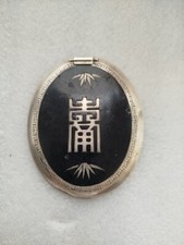 boite poudrier argent massif