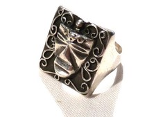 Bijou argent 925 bague masque