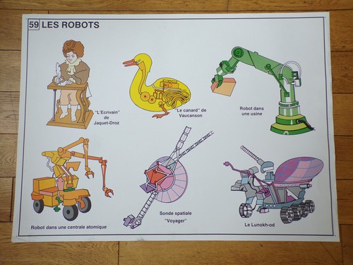 Ancien affiche scolaire - affiche,