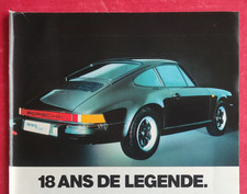 Publicité de presse:  Automobile PORSCHE 911 SC 18 ans de légende
