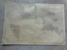 CARTE MARINE / Approaches to Marseilles