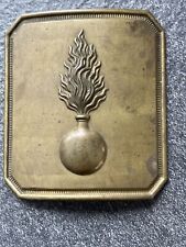 plaque de ceinture ou giberne militaire  XIX°
