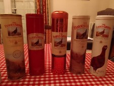 Lot de coffrets en tole vide whisky :The Famous Grouse