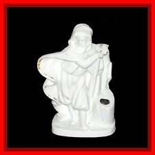 RARE ENCRIER A SUJET PORCELAINE DE PARIS XIXèME ORIENTALISTE  MILITAIRE ZOUAVE