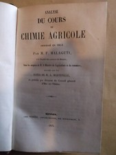 analyse du cours de chimie