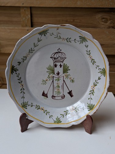 Ancienne assiette - ancienne,