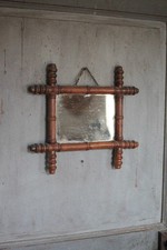 Imitation bamboo wood mirror