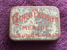 Boite de cachous parisiens de poilu 1914 - petit équipement personnel du poilu