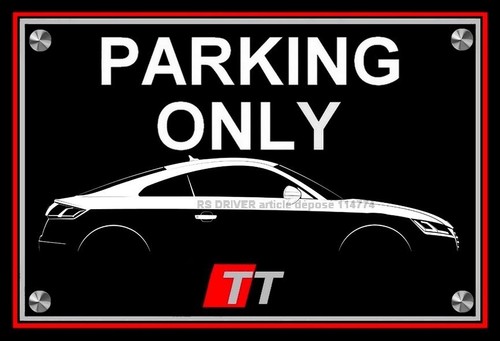 Plaque parking only audi - only,