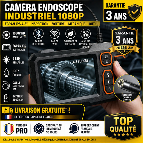 Camera endoscope industriel - camera,