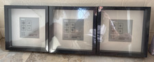 3 IKEA Ribba Black Shadow Box