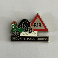 102 - Pin's SECURITE POIDS LOURDS PSR - CAMION TRUCK ESCARGOT SNAIL RARE