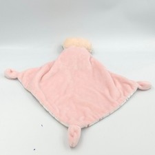 Doudou plat ours beige rose
