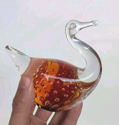 Cygne verre bullé - verre,