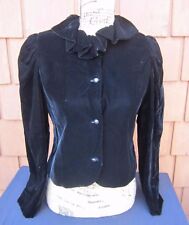 Vintage BILL BLASS COLLECTION III Giorgio Beverly Hills Black Velvet Jacket S 12