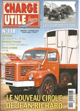 CHARGE UTILE N°118 TRACTEUR RENAULT / SOVEL / CIRQUE JEAN RICHARD / DIAMOND T 4T