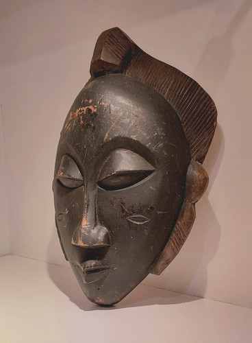Sculpture masque africain