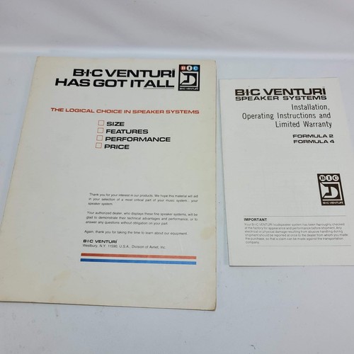 Bic venturi formula 4 - bic,