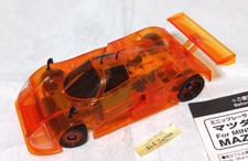 Kyosho Mini-Z MAZDA 787B Transparent Clear Body & MR-02 Set LM Orange