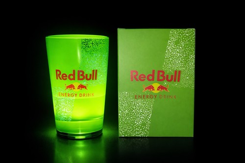 Verre redbull lumineux - lumineux,