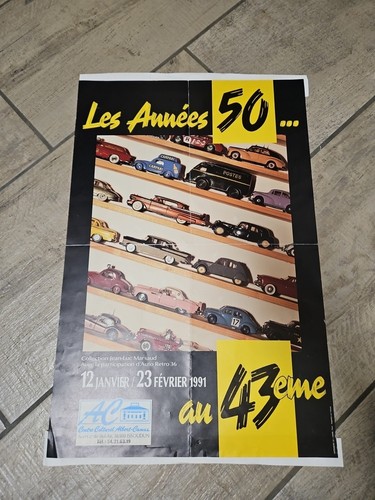 Affiche ancienne les années - affiche,