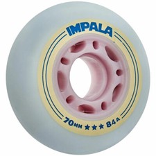 Impala Roues Alignées 4er Paquet Rollers en Ligne Patins Rouleaux Rechange Bleu