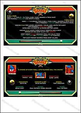 Bally Pool Sharks 1990 Cartes Instructions Flipper Pinball Cards ENGLISH