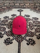 casquette polo ralph lauren Vintage Made In USA Années 70s 80s Rouge Fleece 