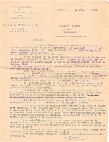 1928 credit agricole mutuel - credit, a