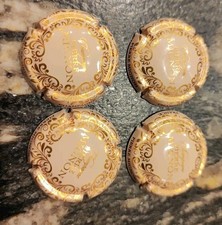 Rare Lot De 4 Capsules Polychromes pierre mignon Champagne