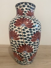 ORCHIE - 1 grand vase EN CÉRAMIQUE 1900 FLEURS CACHE POT ART NOUVEAU