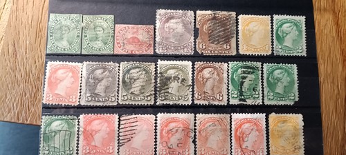 Timbres canada reine - reine, victoria