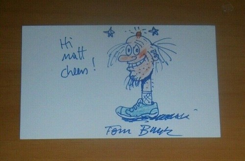 Autograph tom bunk sgorbions - autograph,
