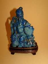 Statuette de sage a la pêche