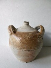 bonbonne ancienne, en grès, Art Populaire, Artisanal