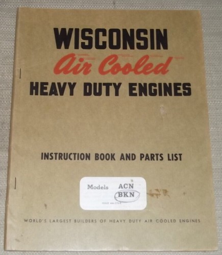 Wisconsin acn bkn moteur - wisconsin,