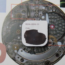 NOUVEAU blister Rolex 31A-5513