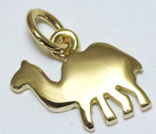 Pendentif dodo camel jaune - pendentif, or