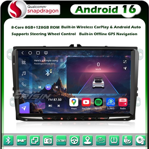 128go android 16 autoradio - 128go,