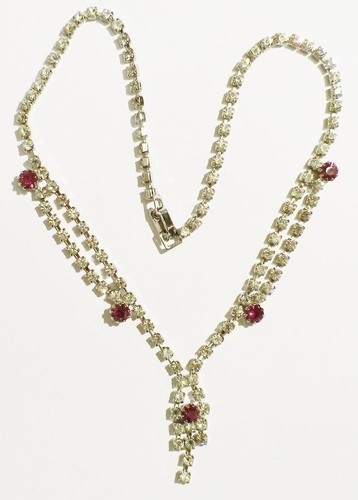 Collier bijou vintage rivière - vintage,