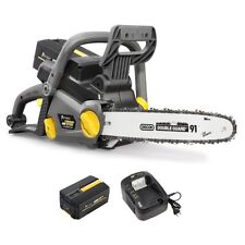 Tronçonneuse sans fil à batterie, 40 V, guide 14 pouces, GT ELEC + batterie 2 Ah