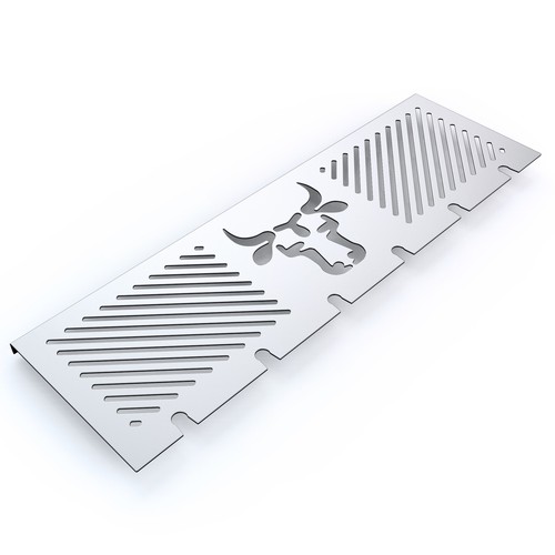 Grille appoint acier - d'appoint, en