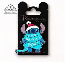 Pin Disney Stitch Echarpe Noel Lilo et Stitch / OE 2023 Disneyland Paris Pins
