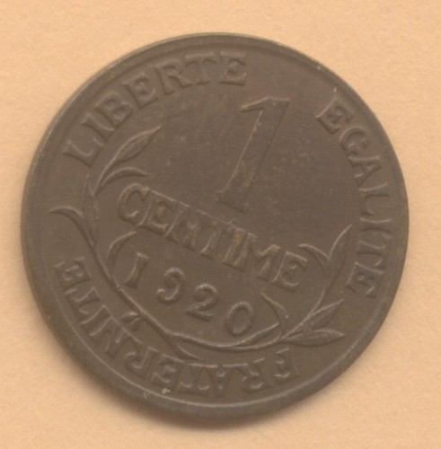 Centime 1920 ttb daniel - 1,