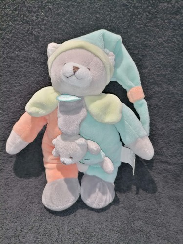 Doudou peluche chat menthe