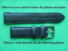 22 mm SOLIDE BRACELET NOIR