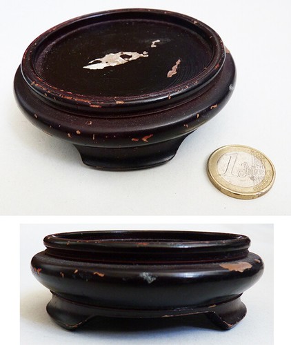 Petit socle rond - en, bois