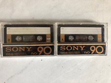 2 Cassette Audio Sony FeCr 90/Hifi Vintage/
