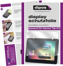 2x Protection pour Intenso Tab 814 Film de d'écran protecteur cristal clair